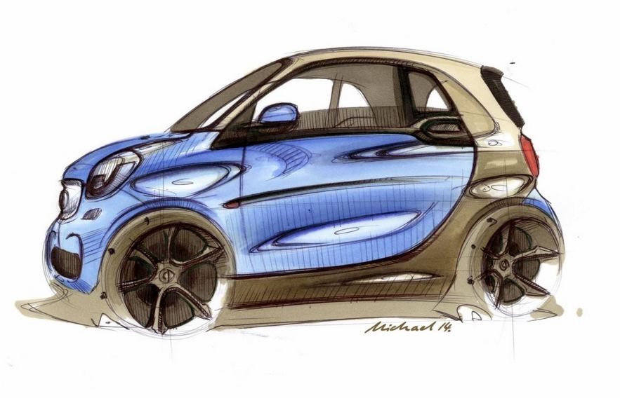 2015 Smart ForTwo sketch