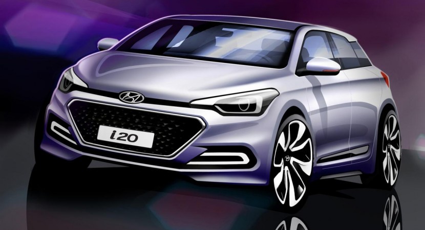 2015 Hyundai i20 sketch