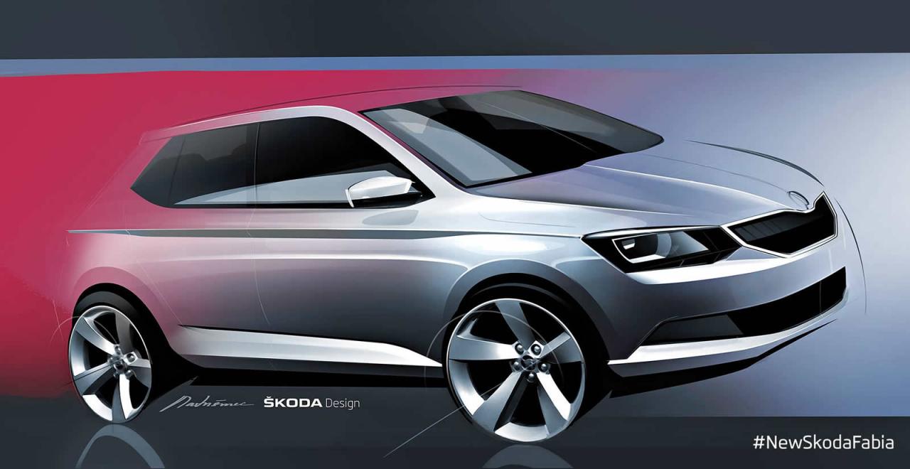 2015 Skoda Fabia teaser image