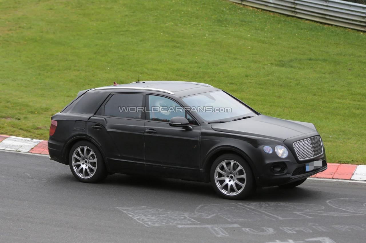 Bentley Crossover spied