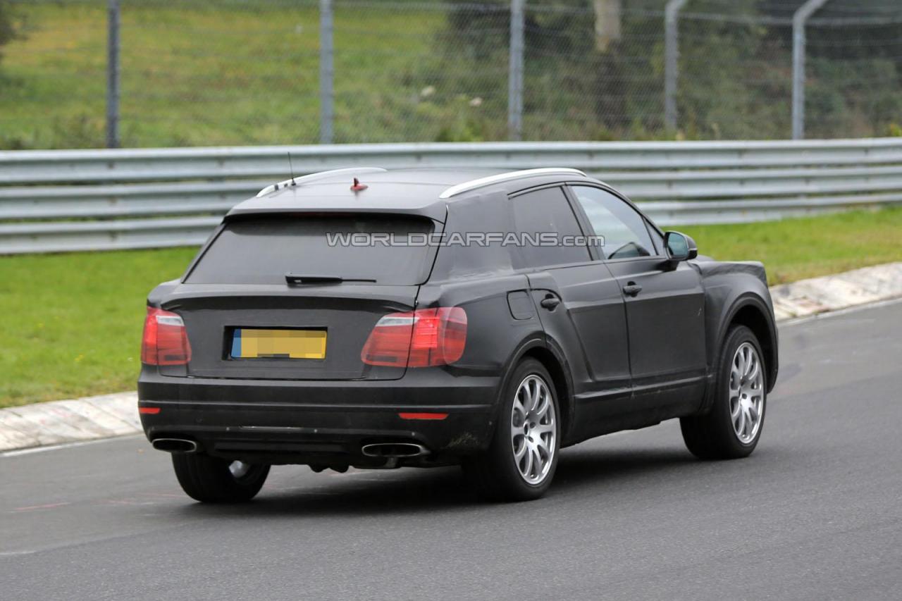 Bentley Crossover spied