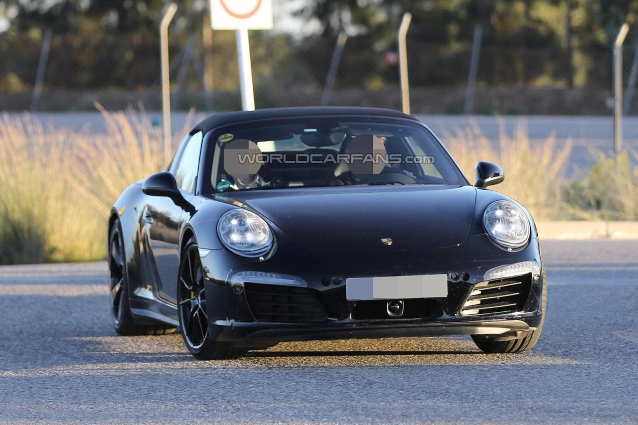 2016 Porsche 911 Targa facelift spied