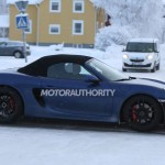 2016 Porsche Boxster RS Spyder Spy Shot