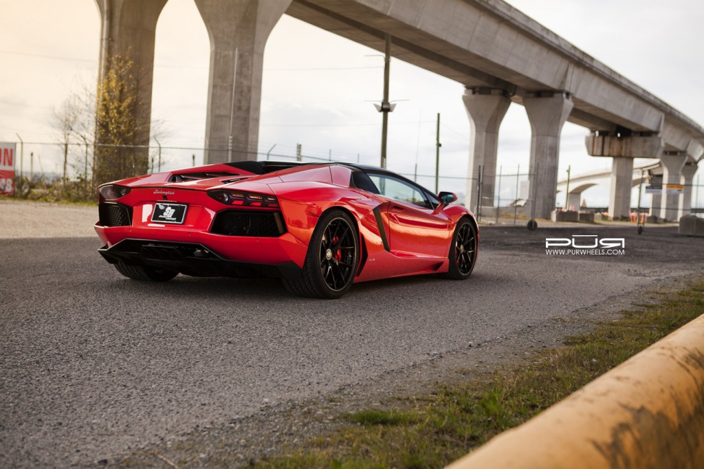 Lamborghini Aventador on PUR Wheels