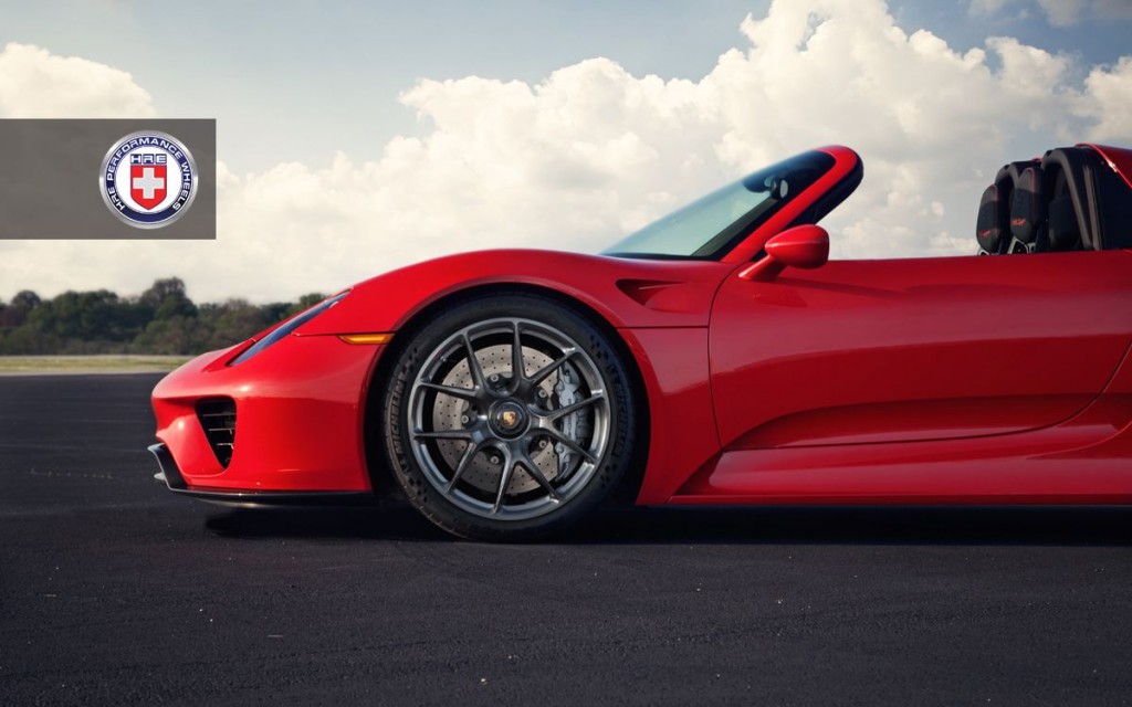 Porsche 918 Spyder Riding on HRE Wheels