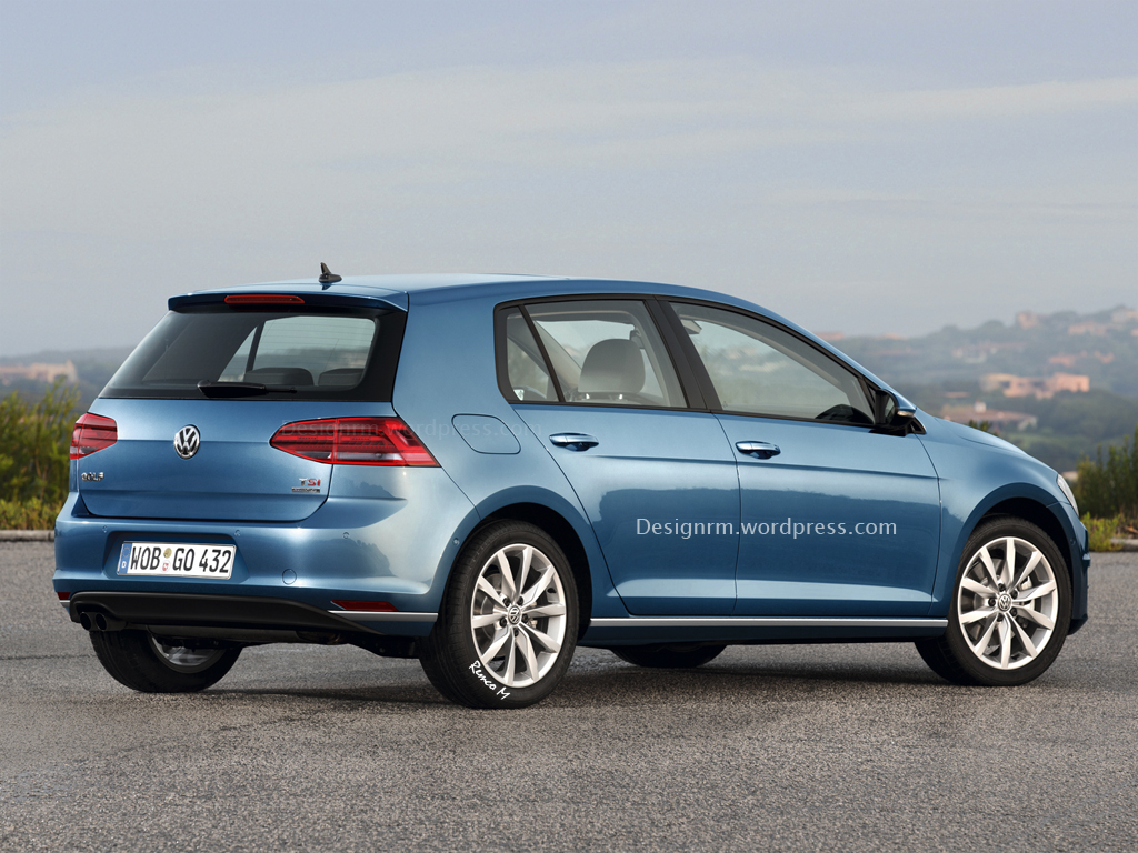 2017 VW Golf Rendering
