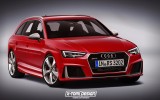Audi RS4 Avant Rendering
