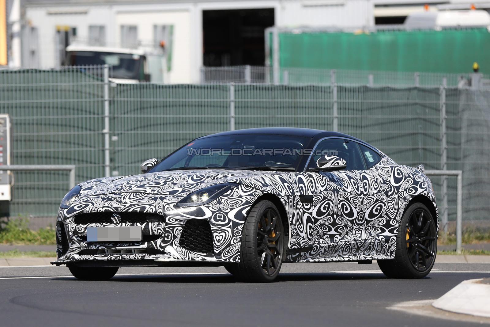 Jaguar F-Type SVR Spy Shot
