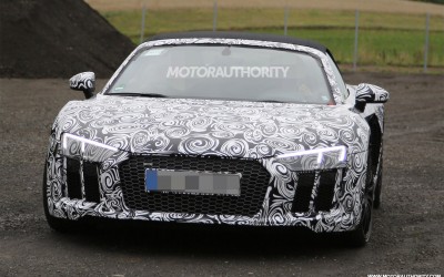 2017 Audi R8 Spyder spied