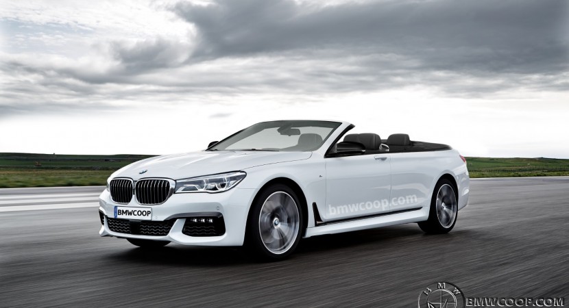 BMW 7 Series Convertible Rendering - Automotorblog