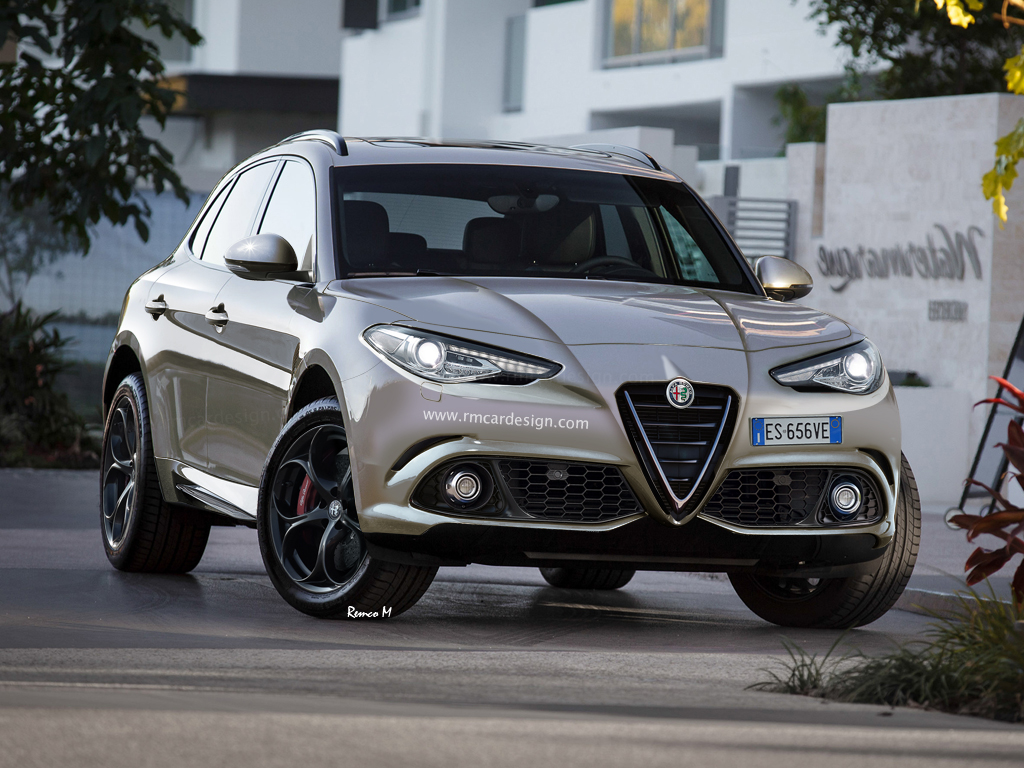 Alfa Romeo Stelvio Pops Up In Online Renderings Automotorblog