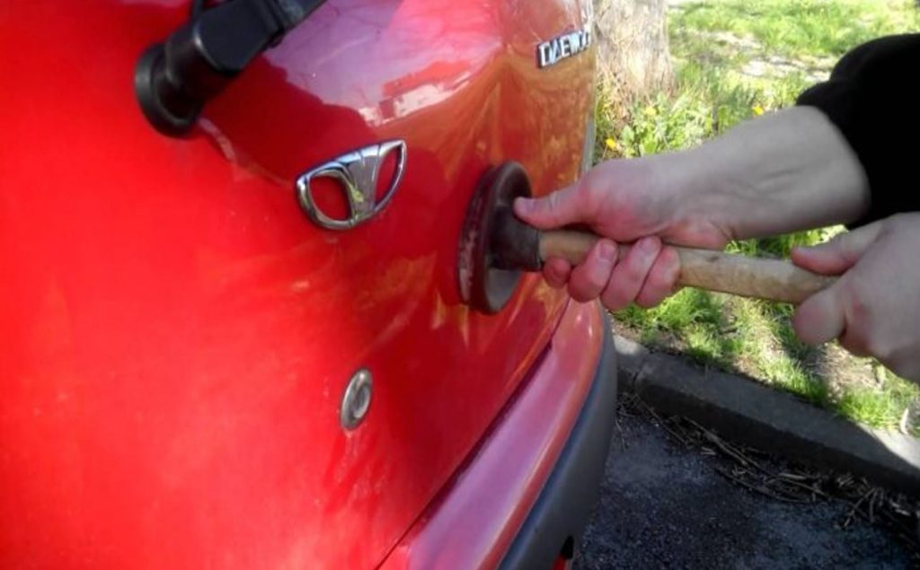 Repair Small Car Dents At Home Plunger