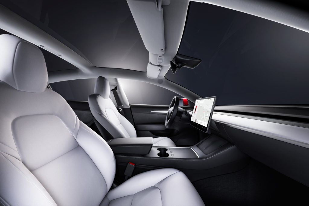 2022 Tesla Model 3 Interior Side View