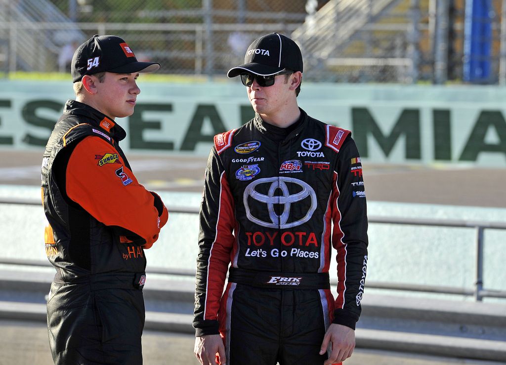 Erik Jones and Christopher Bell 2022 NASCAR Champions