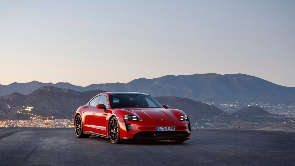 Porsche Taycan GTS Front View