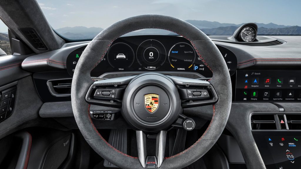 Porsche Taycan GTS Steering Wheel Alcantara Leather