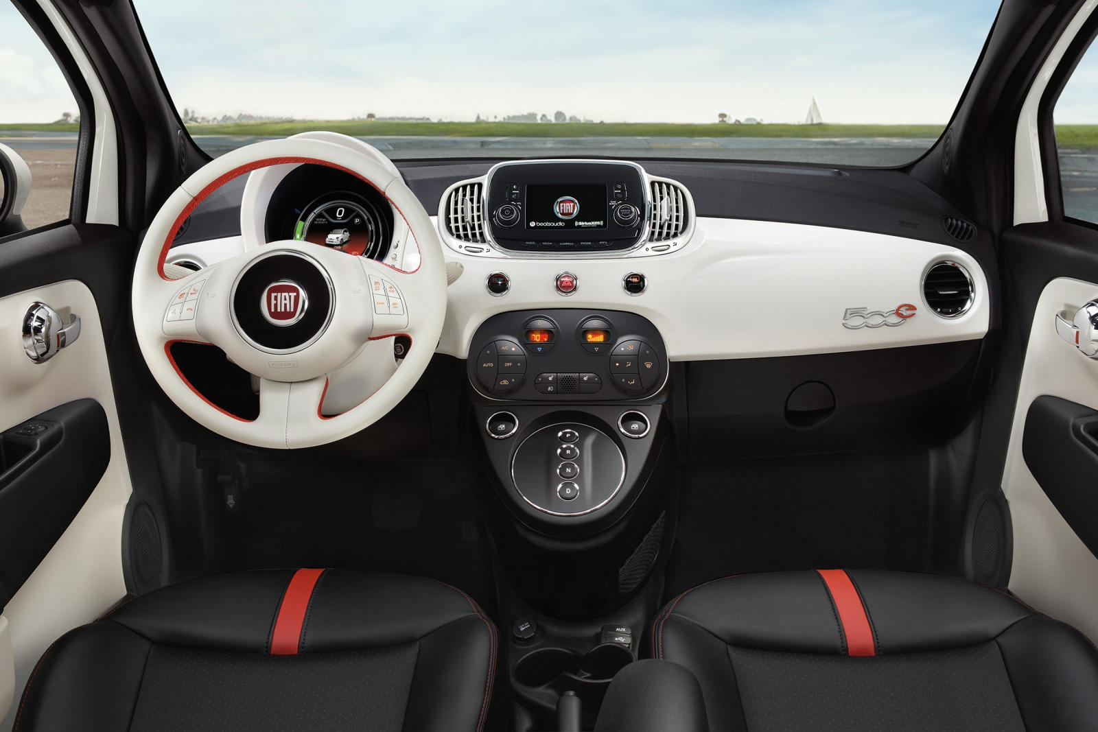 2017 Fiat 500e Electric Interior 2